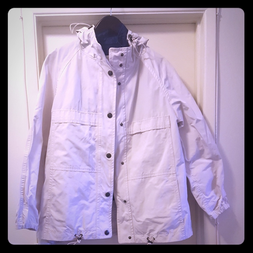 Coach hooded raincoat